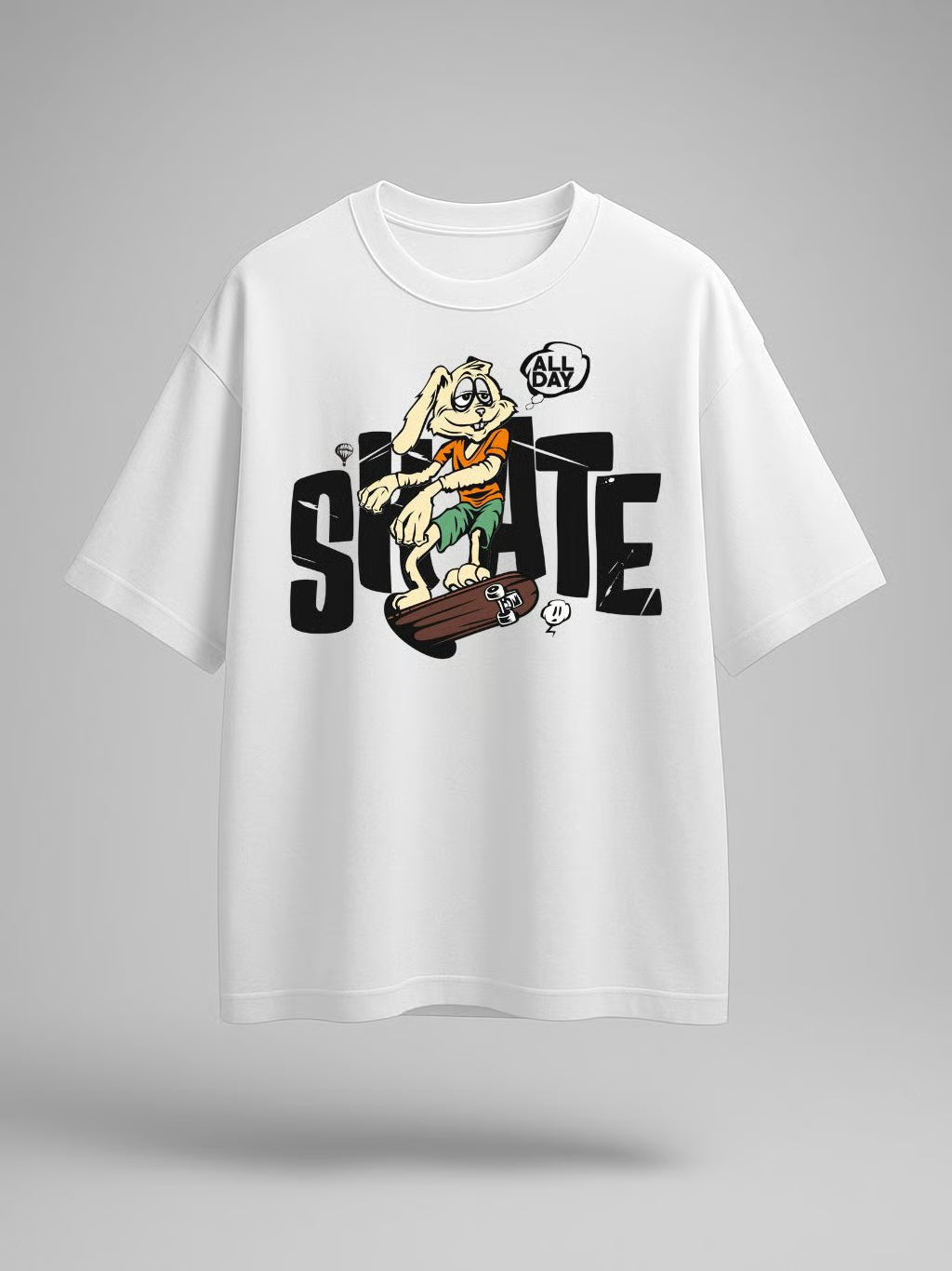 Grafftee "Skate All Day" Oversized Tee Oversized Tee