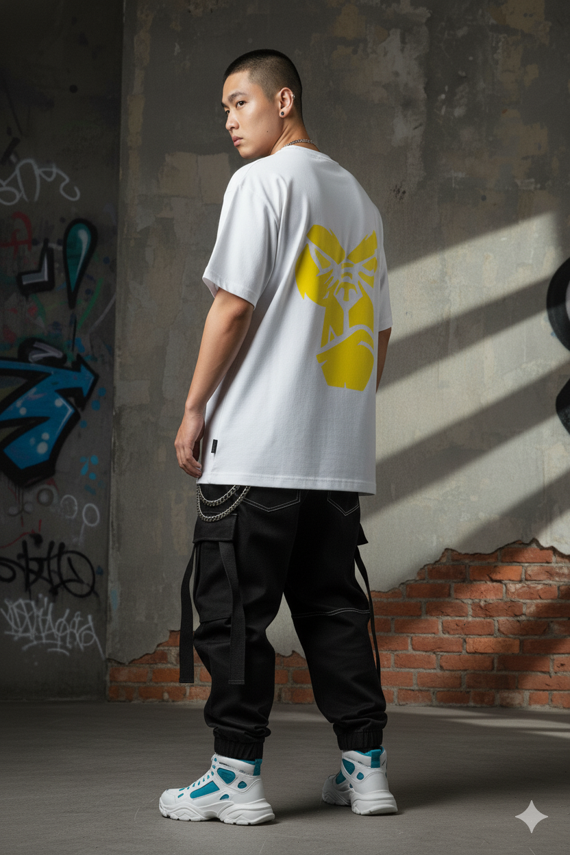 "Angry Ape" Bold Graphic Streetwear Tee