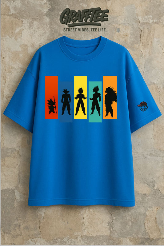 Grafftee "Saiyan Evolution" Oversized Tee