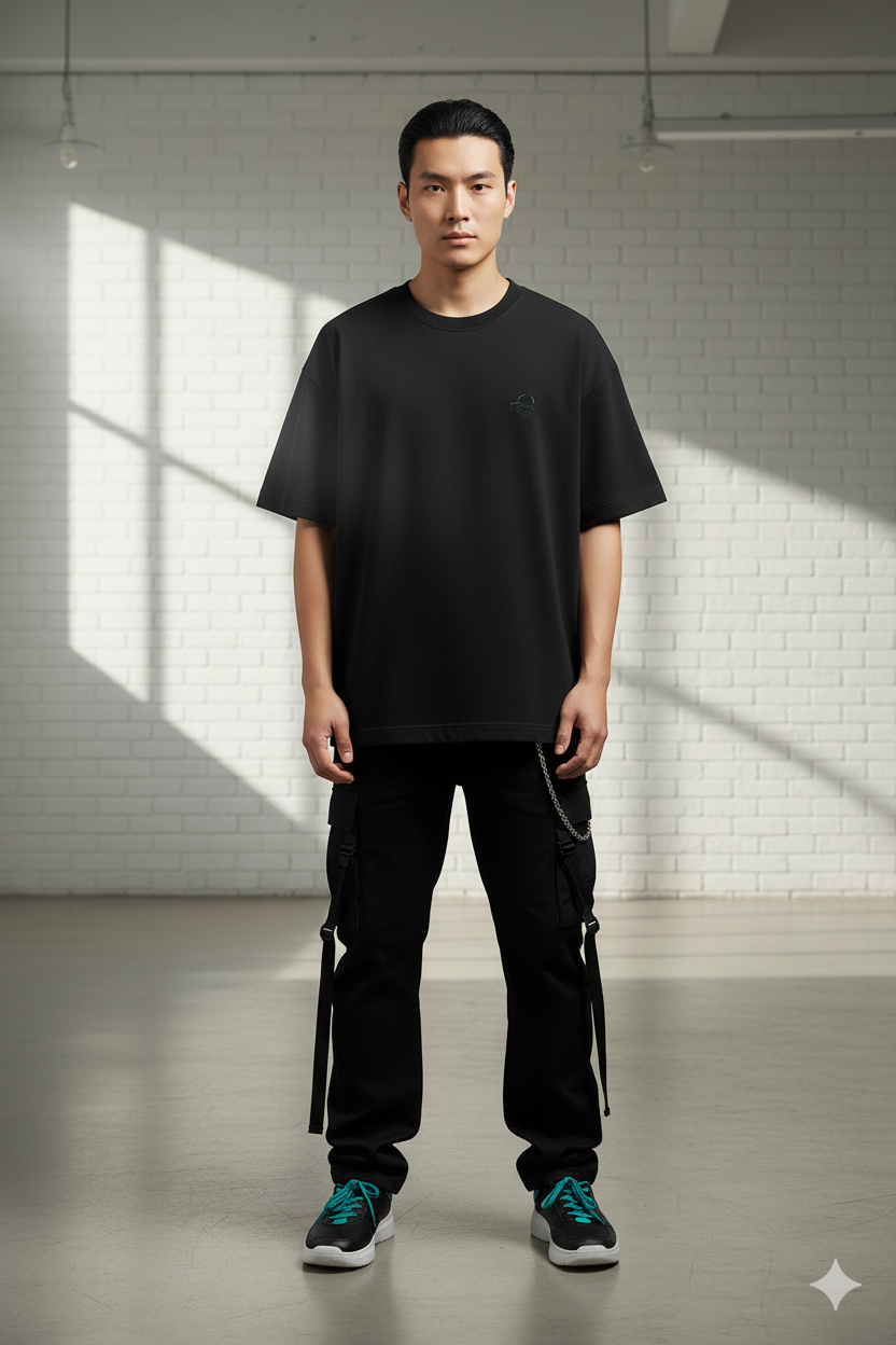 Urban Wanderer Anime Oversized Tee