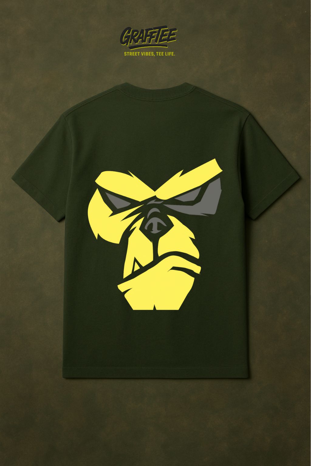 "Angry Ape" Bold Graphic Streetwear Tee