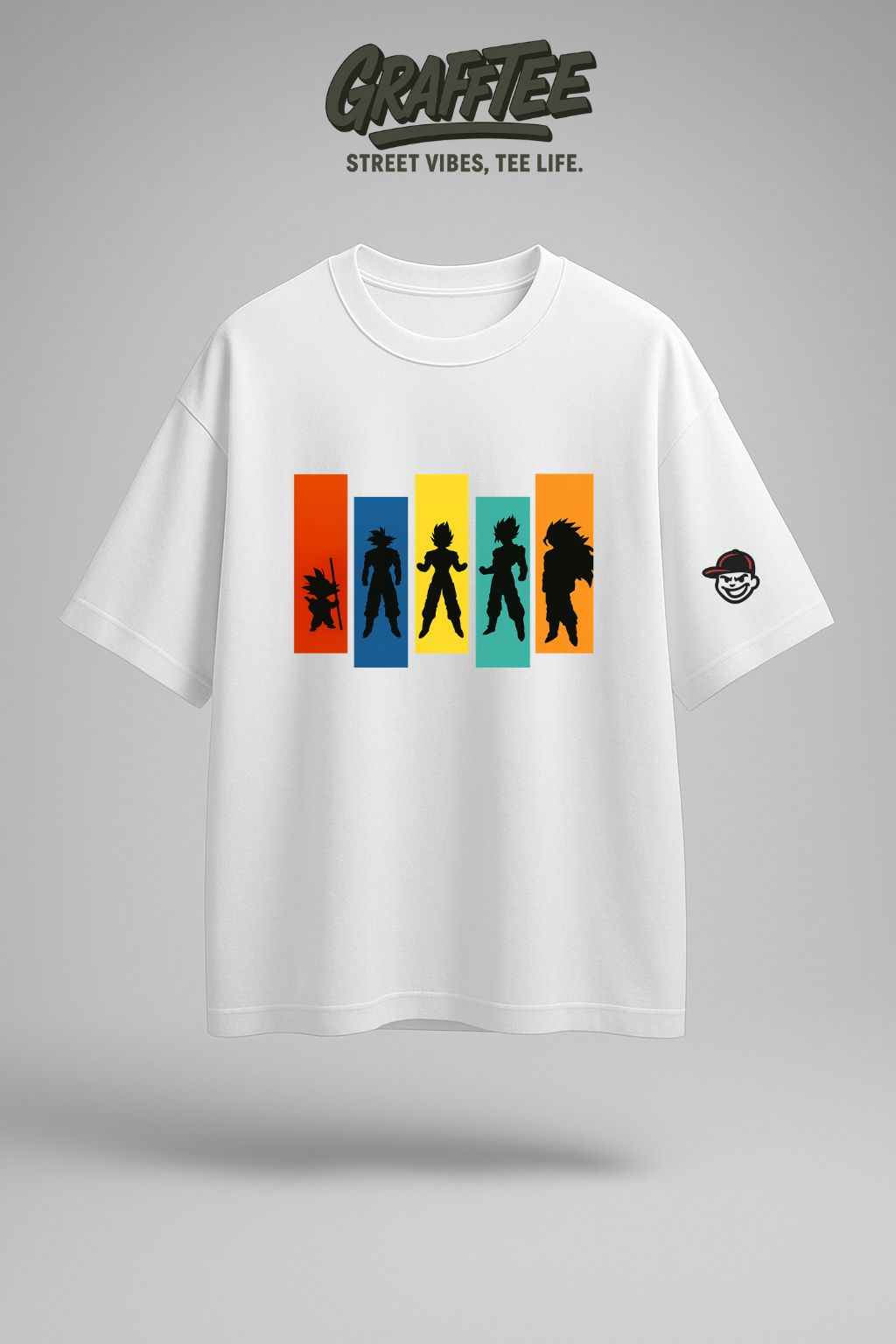 Grafftee "Saiyan Evolution" Oversized Tee