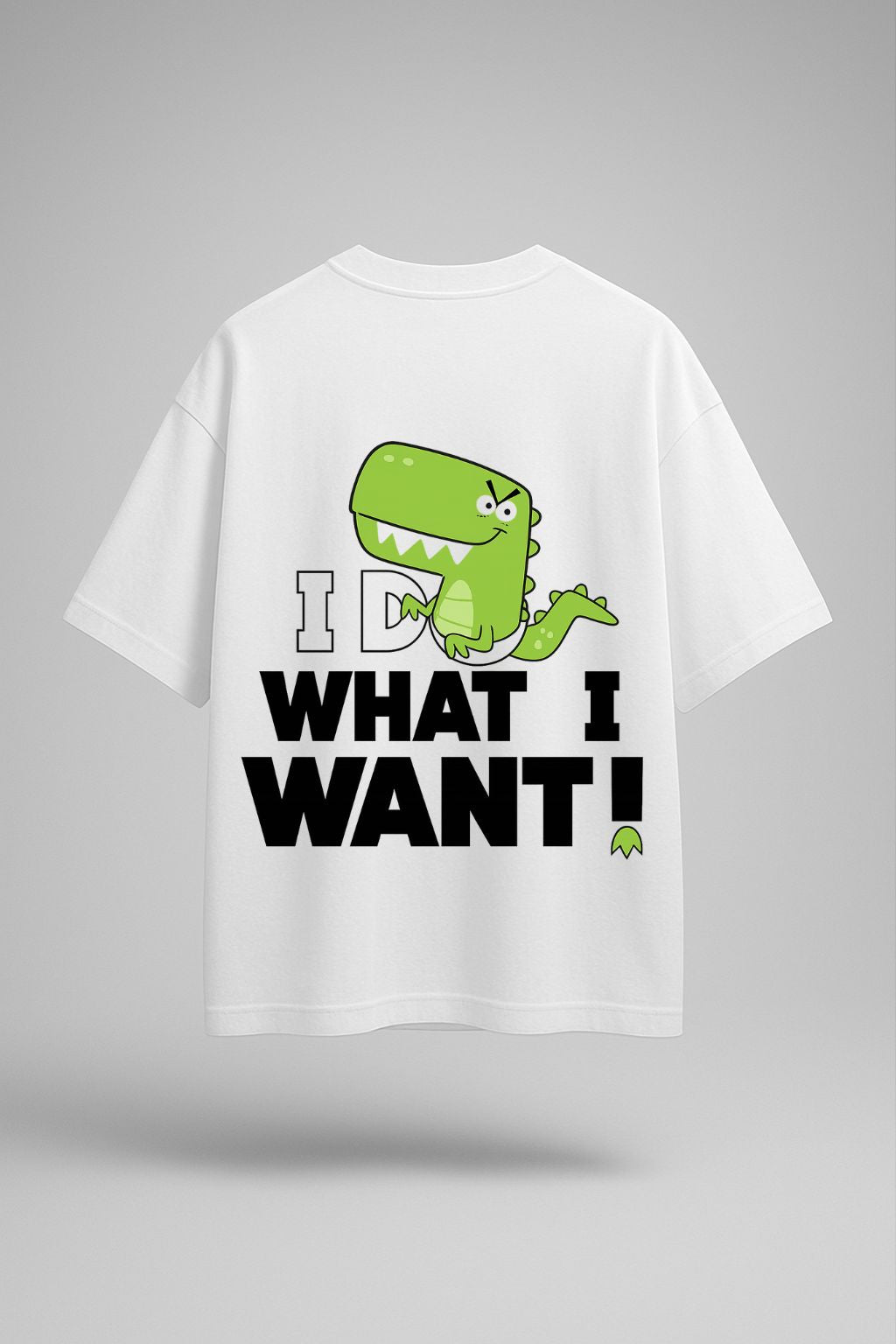 Grafftee "I Do What I Want" Dino Tee Oversized Fit