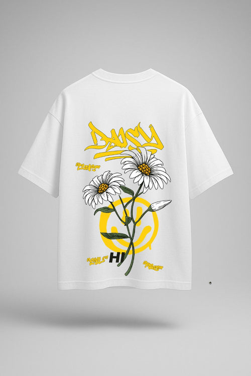 Daisy Grafftee Oversized Graphic Tee