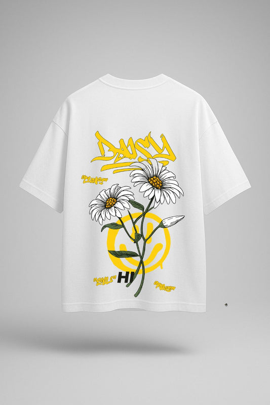 Daisy Grafftee Oversized Graphic Tee