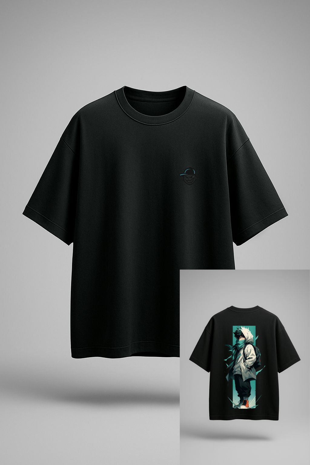 Urban Wanderer Anime Oversized Tee