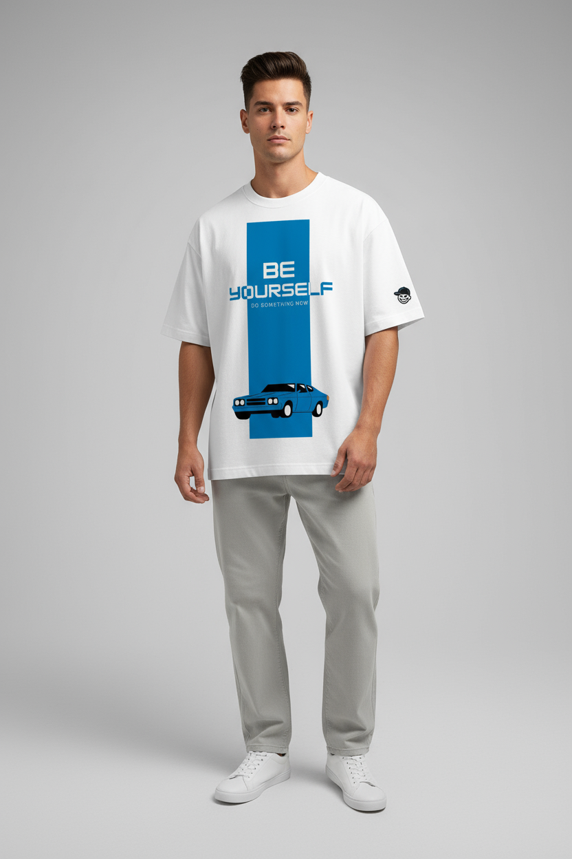 Grafftee "Be Yourself" Oversized Te